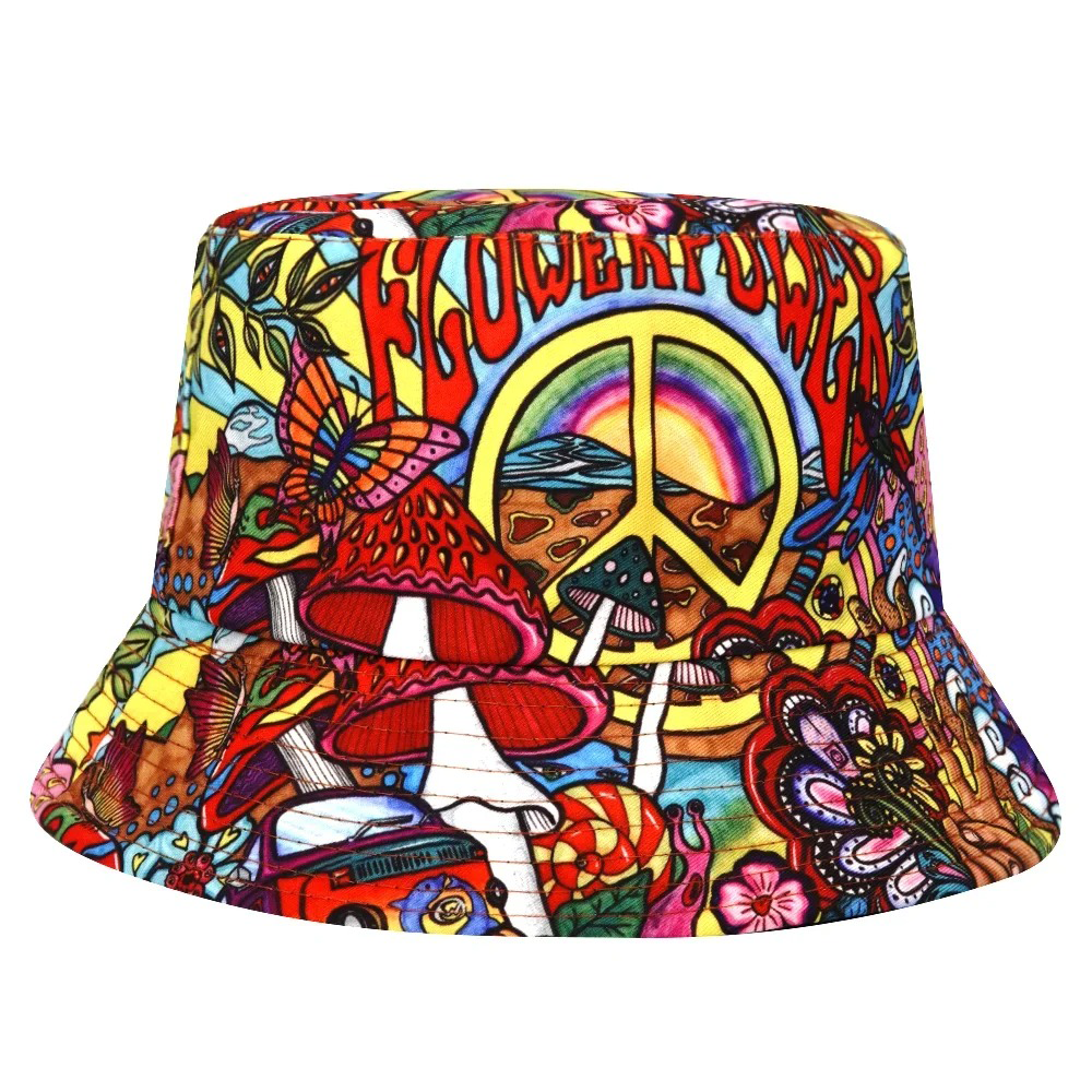 VIBRANT PSYCHEDELIC BUCKET HATS