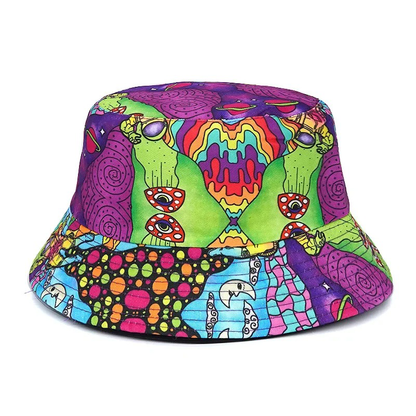 VIBRANT PSYCHEDELIC BUCKET HATS