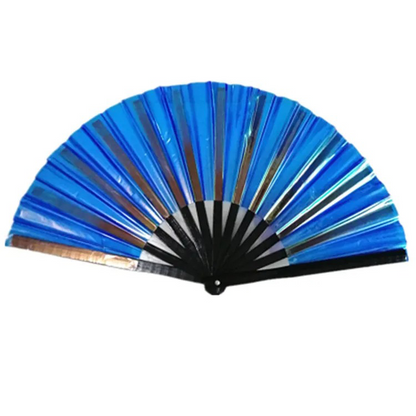 IRIDESCENT HAND FANS