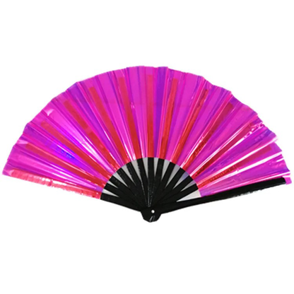 IRIDESCENT HAND FANS