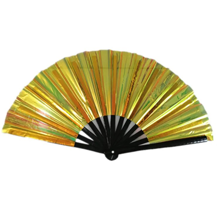 IRIDESCENT HAND FANS