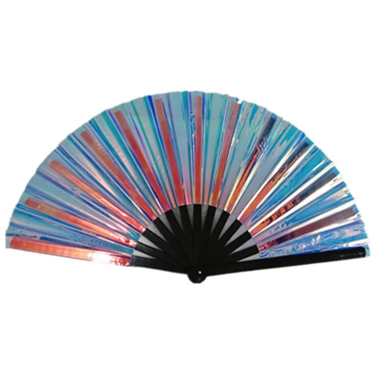 IRIDESCENT HAND FANS