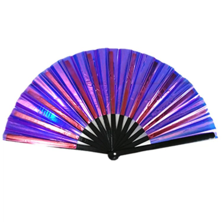 IRIDESCENT HAND FANS