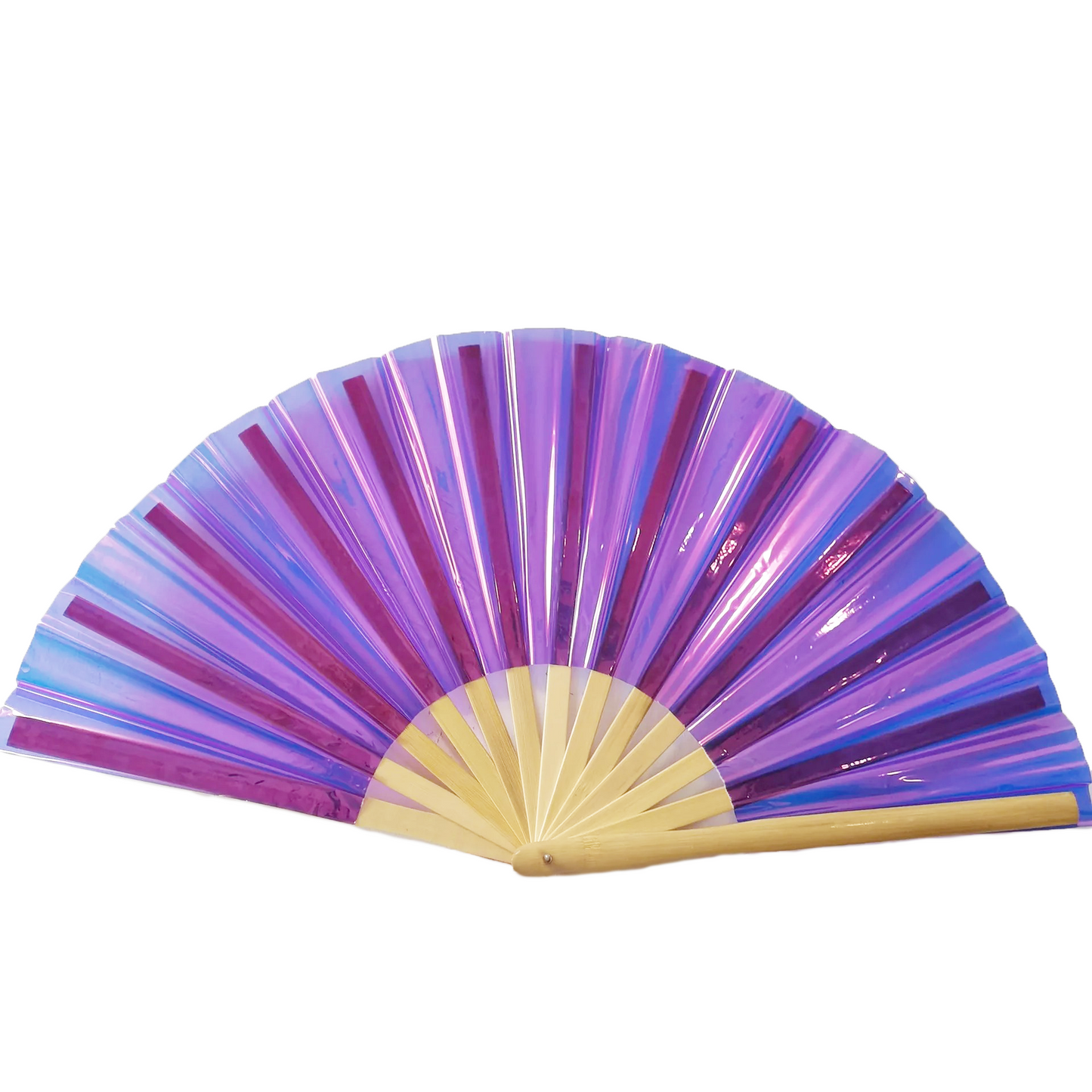 IRIDESCENT HAND FANS