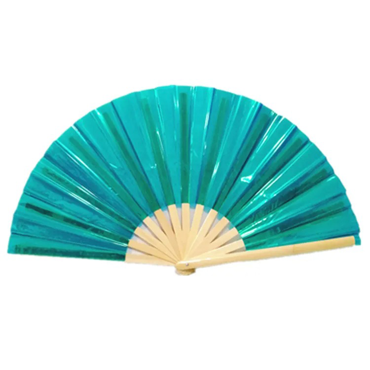 IRIDESCENT HAND FANS