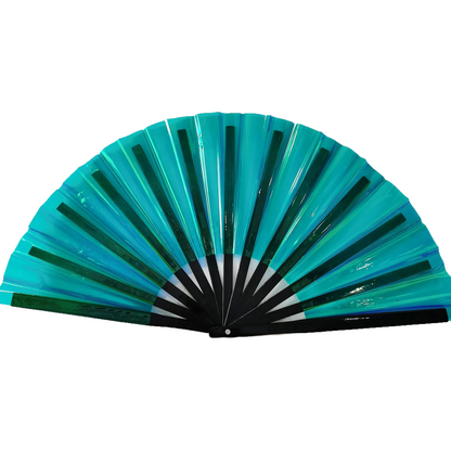 IRIDESCENT HAND FANS