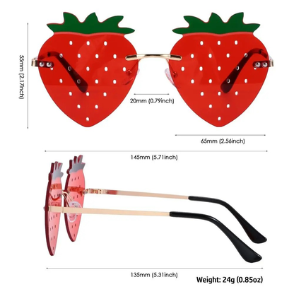 STRAWBERRY SHAPED SUNGLASSES