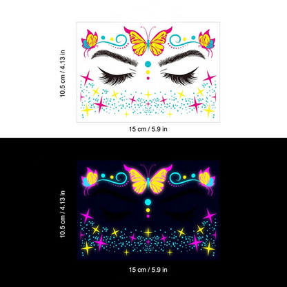 UV LIGHT TEMPORARY TATTOOS