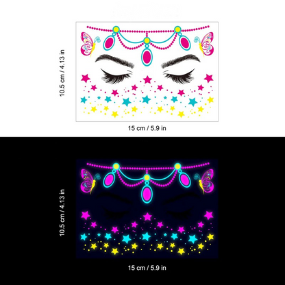 UV LIGHT TEMPORARY TATTOOS